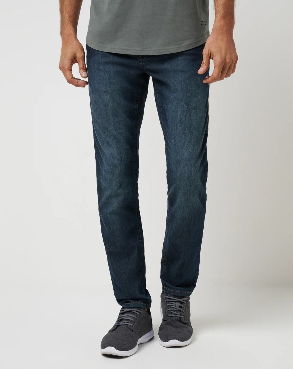 Travis Mathew Men's 38 Indigo Legacy Featherweight Comfort Work Jeans T6-1